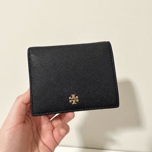 Tory Burch Saffiano Leather Folding Wallet
